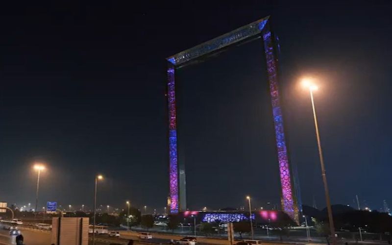 Frame at Night Time