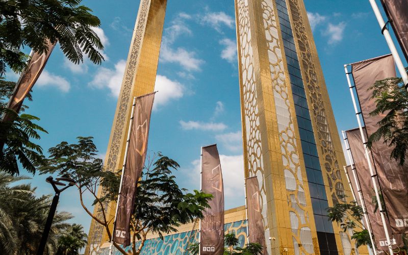 Dubai Frame Visit During Daytime