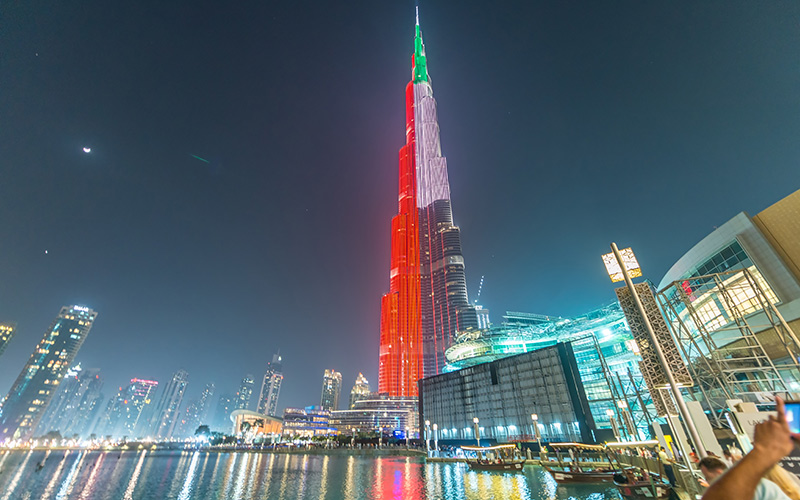 National Day Celebrations at Burj Khalifa